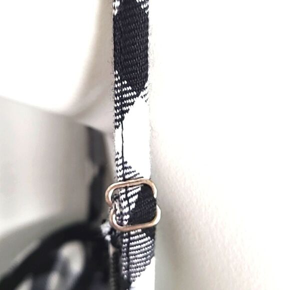 Forever 21 Mini-Dress, Black & White Check, Zipper down Front, Size Medium, NWT - Picture 4 of 8